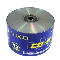 CD خام باجت BUDGET بسته ۵۰ عددی - فروشگاه اینترنتی توحید رایانه | پخش لوازم جانبی کامپیوتر