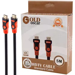 کابل Gold Oscar HDMI V2.0 4K 5m - فروشگاه اینترنتی توحید رایانه | پخش لوازم جانبی کامپیوتر
