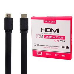 کابل TSCO TC78 HDMI 4K 15m - فروشگاه اینترنتی توحید رایانه | پخش لوازم جانبی کامپیوتر