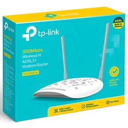 مودم روتر ۲ آنتن TP-Link W8961N ADSL2+ / ADSL2 / ADSL 300Mbps - فروشگاه اینترنتی توحید رایانه | پخش لوازم جانبی کامپیوتر