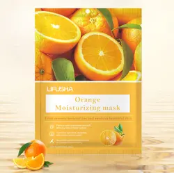 ماسک ورقه ای رایحه پرتقال لیفوشا سیمو(پک ۸ عددی)  seomou Orange LIFUSH facial mask 8x