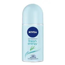 رول ضد تعریق زنانه نیوآ Fresh Energy حجم 50 میلی لیتر ا Nivea Fresh Energy Deodorant Roll-On For Women 50ml