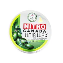 چسب مو نیترو مدل عصاره روغن زیتون حجم ۱۵۰ گرم | Nitro Hair Wax Olive Oil extracts Model 150 gr