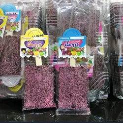 لواشک طرح بستنی چوبی 13گرم بسته 50عددی