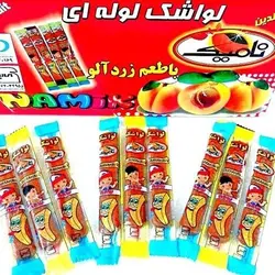 لواشک یخمکی نامیک زردآلو بسته 30عددی