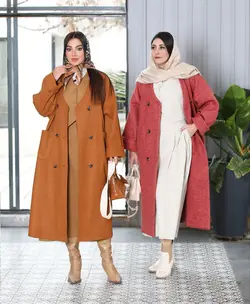 ست پالتو  فوتر بلند و جلیقه و دامن کتان زارا