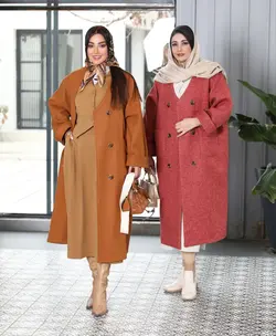 ست پالتو  فوتر بلند و جلیقه و دامن کتان زارا