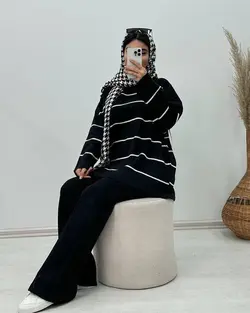 ست دو تیکه بلوز و شلوار لش فری سایز زنانه
