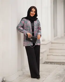 کت یقه هفت مغزی خورمجلسی  زنانه ژاگارد