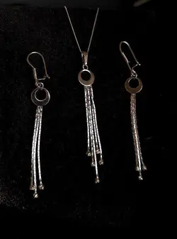 نیم ست نقره کد 328