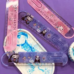 خط کش نقاله دار کرومی و ملودی