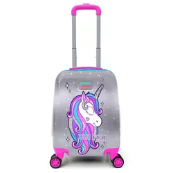 چمدان کودک کورال های مدل اسب تکشاخ کد 16728