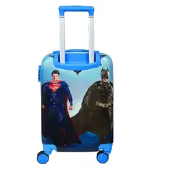 چمدان کودک مدل بتمن و سوپرمن کد 4