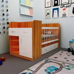 تختخواب کودک اعیان مدل FH406