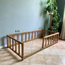تختخواب کودک روستیک دکور مدل by750