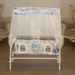 گهواره نوزاد شادی مدل مخمل طرح فیل ابر و باد