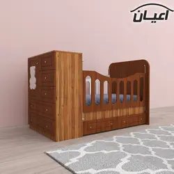 تختخواب کودک اعیان مدل FH480 طرح تدی