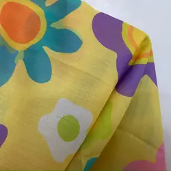 روسری دخترانه مدل نخ اسپان منگوله دار کد 1475