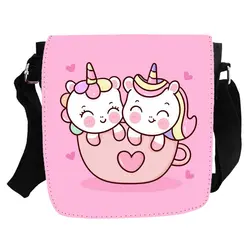 کیف رودوشی دخترانه مدل گربه های عاشق کد KD-2145