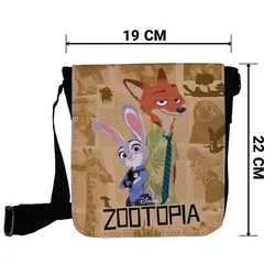 کیف دوشی دخترانه طرح Zotopia کد 1033