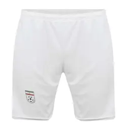 ست تی شرت و شلوارک ورزشی پسرانه طرح تیم ملی ایران مدل جام ملل2024