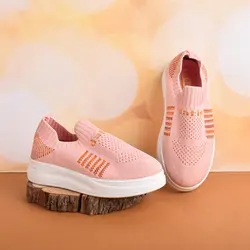 کفش راحتی دخترانه مدل کشی کد KLBS.3529