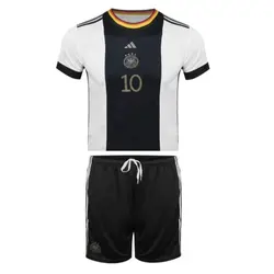 ست پیراهن و شوت ورزشی پسرانه مدل جام جهانی 2022 طرح آلمان