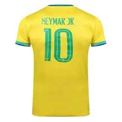 ست سه تکه لباس ورزشی پسرانه طرح برزیل مدل نیمار 2024