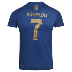 ست تیشرت و شلوارک ورزشی پسرانه طرح النصر مدل رونالدو کد A2024