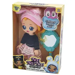 ست هدیه عروسک مدل نانا سورپرایز کد A583 ارتفاع 19 سانتی متر