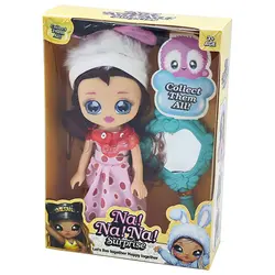 ست هدیه عروسک مدل نانا سورپرایز کد A585 ارتفاع 19 سانتی متر