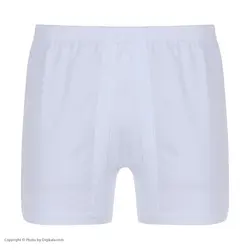 شورت پسرانه مدل پادار رنگ سفید بسته 2 عددی