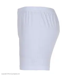شورت پسرانه مدل پادار رنگ سفید بسته 2 عددی