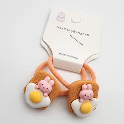 کش مو دخترانه مدل نیمرو و تست طرح خرگوش کد KSH737-4 بسته 2 عددی