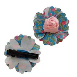 گیره مو دخترانه مدل گل کد 4 بسته 4 عددی