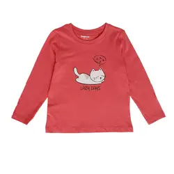 تی شرت آستین بلند دخترانه لوپیلو مدل پنبه ای کد 12823893