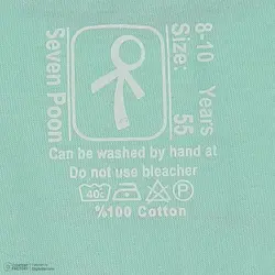 تی شرت آستین کوتاه دخترانه سون پون مدل 1114 رنگ سبز