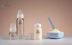 شیشه شیر گلد پیرکس دهانه کلاسیک 240 میلی لیتر یومامی - فروشگاه پونی شاپ
