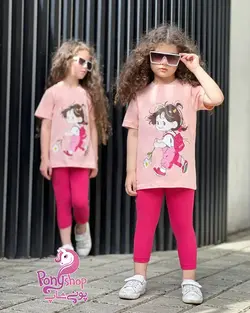 تیشرت لگ برمودا دخترک - فروشگاه پونی شاپ