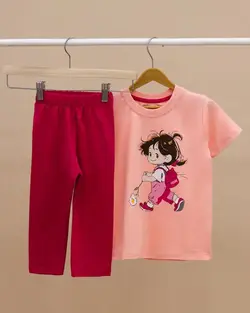 تیشرت لگ برمودا دخترک - فروشگاه پونی شاپ