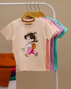 تیشرت لگ برمودا دخترک - فروشگاه پونی شاپ