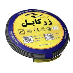 سیم برق ساختمانی افشان 1 در 6 برند کرمان کابل رادین