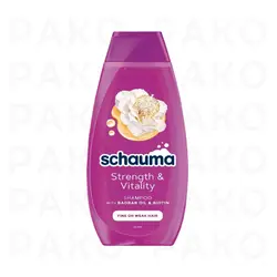 شامپو شاوما Schauma مدل Strength & Vitality حجم 400 میل - فروشگاه پاکو