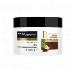 ماسک مو نارگیل و آلوئه ورا ترزمه 300ml tresemme - فروشگاه پاکو