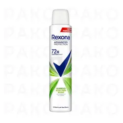 اسپری ضد تعریق رکسونا REXONA سری ادونسد پروتکشن مدل بامبو و آلوئه ورا Bamboo & Aloe Vera - فروشگاه پاکو