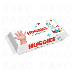 دستمال مرطوب کودک هاگیس Huggies مدل All Over Clean - فروشگاه پاکو