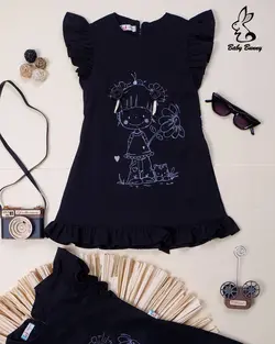 پیراهن مشکی دخترانه