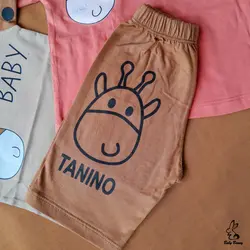 تیشرت شلوارک زرافه