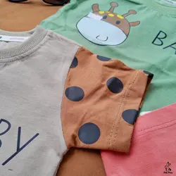 تیشرت شلوارک زرافه