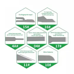 ست کاتر قلمی و تیغ تعویض آیسی RELIFE مدل RL-101B - aviationelecshop